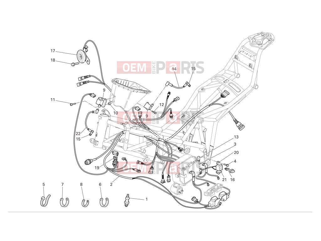DUCATI 2006 Multistrada 620 Electrical system