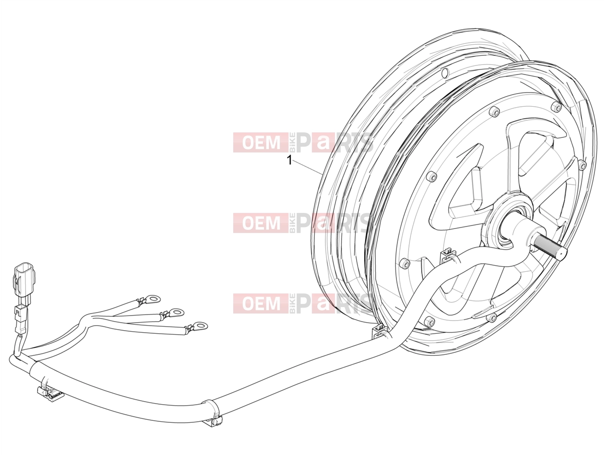 Engine » Engine, assembly - Piaggio 1 Motorcycle 2022