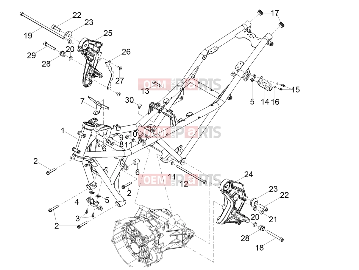 Frame » Frame - Motoguzzi V85 TT 2020