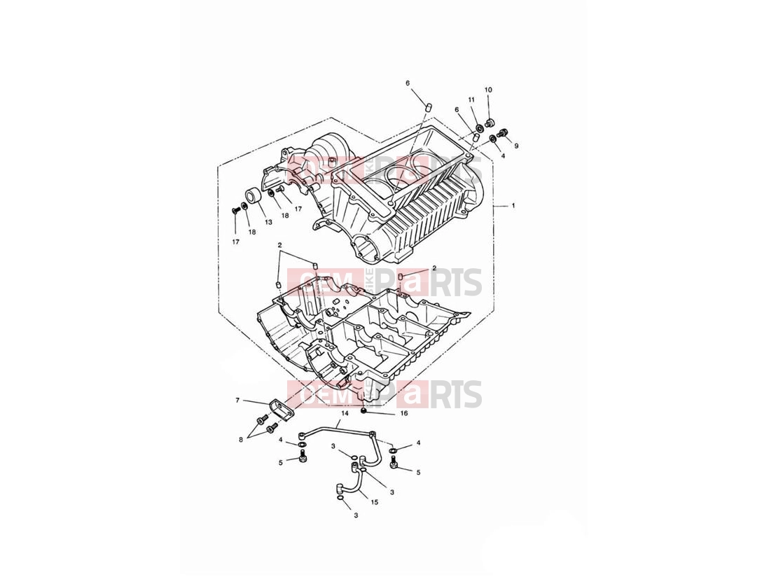 Triumph 1995 TRIDENT Crankcase