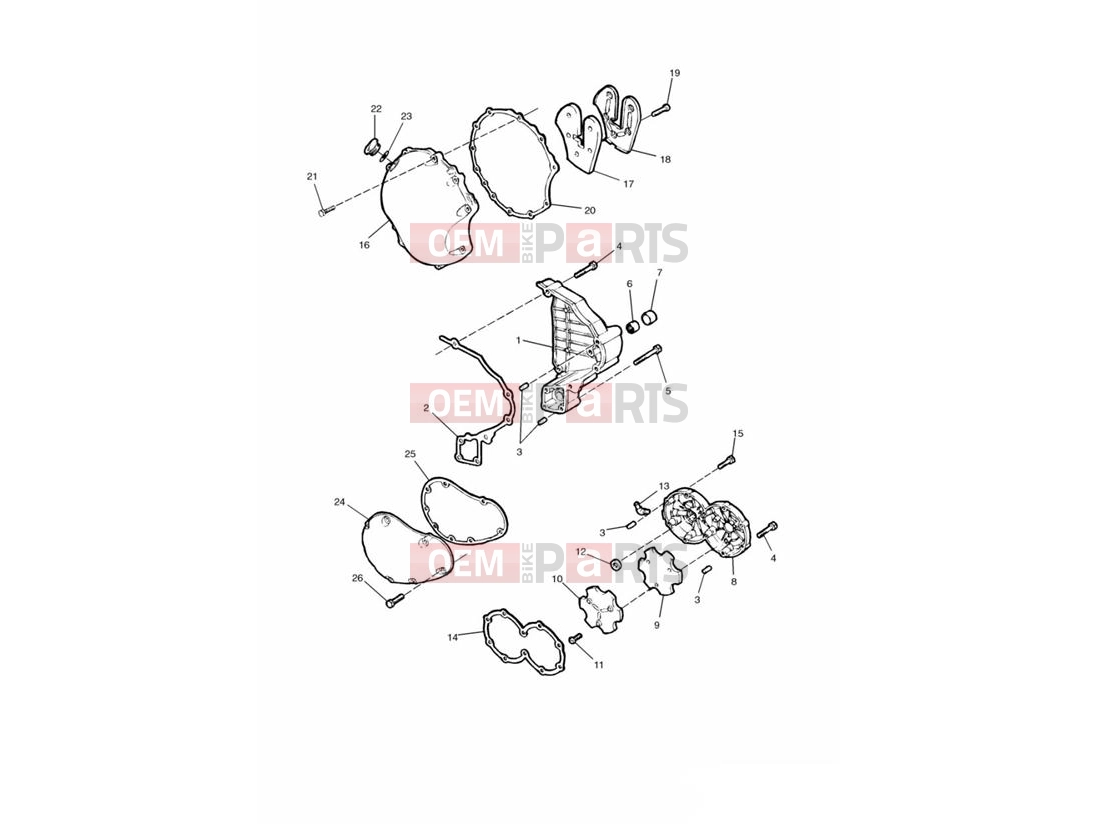 Triumph 2003 THUNDERBIRD SPORT Engine Covers
