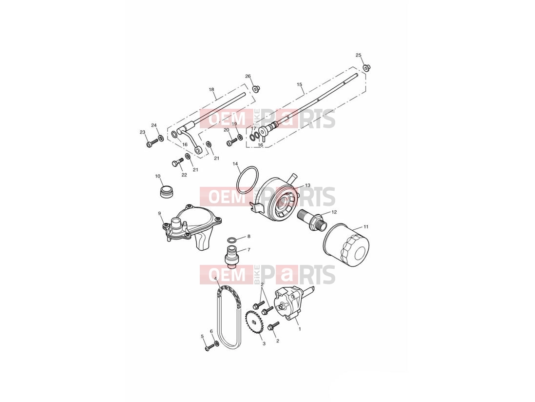 Triumph 2003 SPEED FOUR Lubrication System