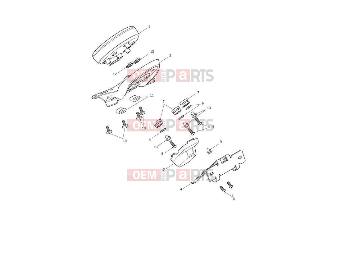 Triumph 2021 TRIDENT 660 Instruments