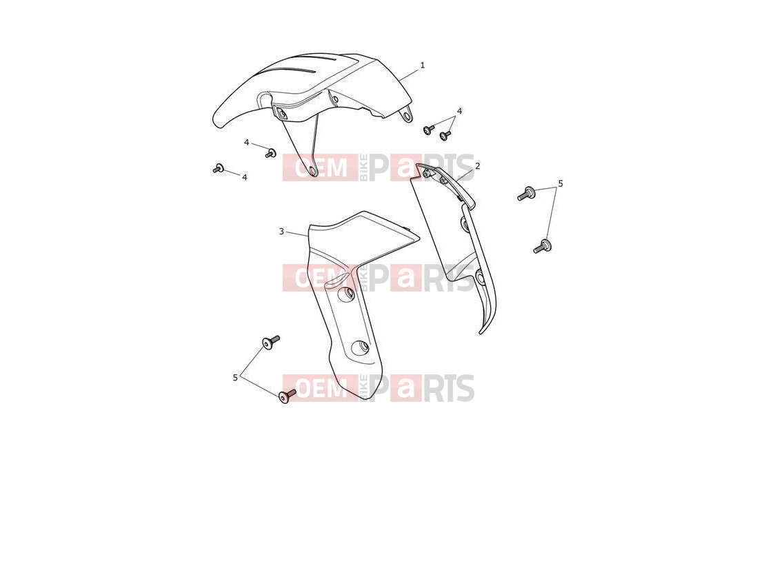 Triumph 2021 TRIDENT 660 Front Mudguard