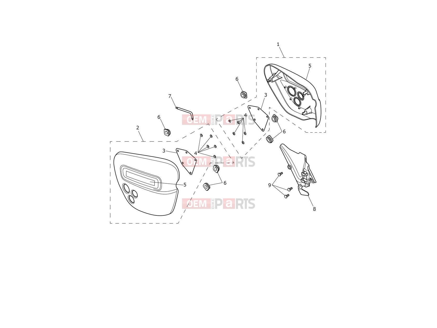 Triumph 2016 THRUXTON Side Fairing Panels