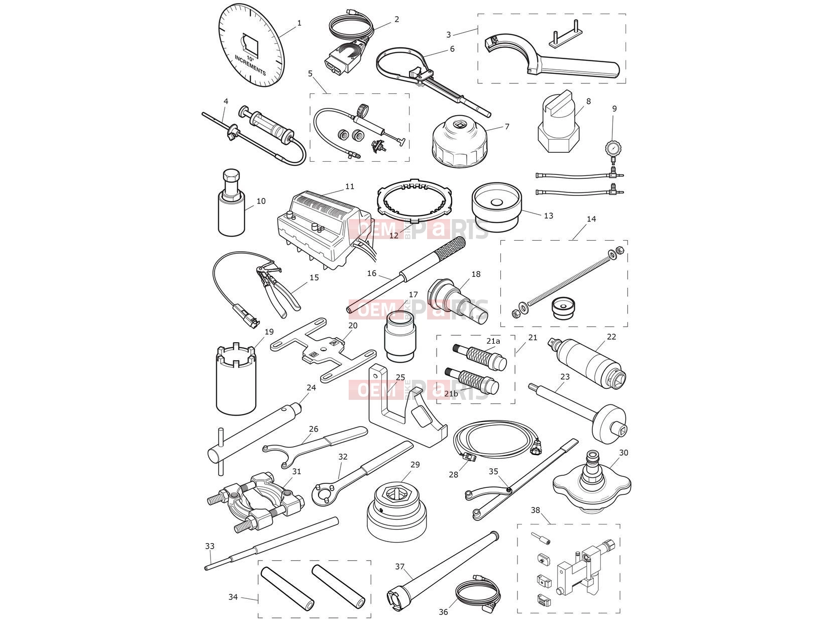 Triumph 2019 THRUXTON Service Tools