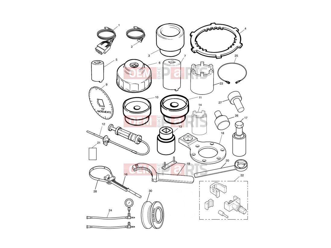 Triumph 2007 SPRINT ST 208167 > Service Tools