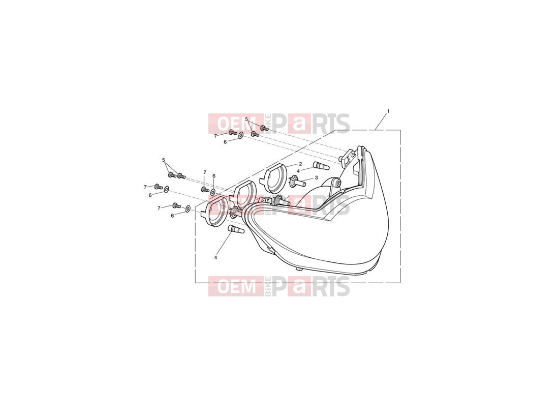 Headlight Assembly - Triumph SPRINT ST 208167 > 2010