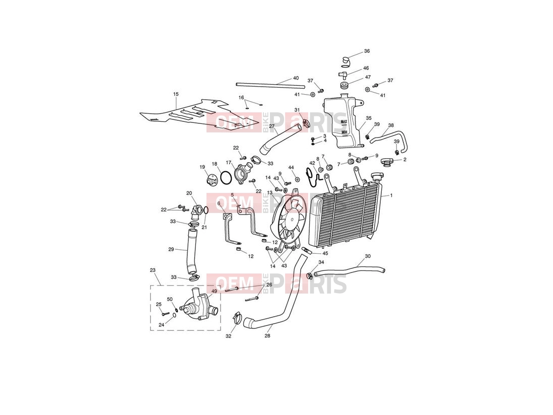 Cooling System - Triumph SPRINT ST 208167 > 2010