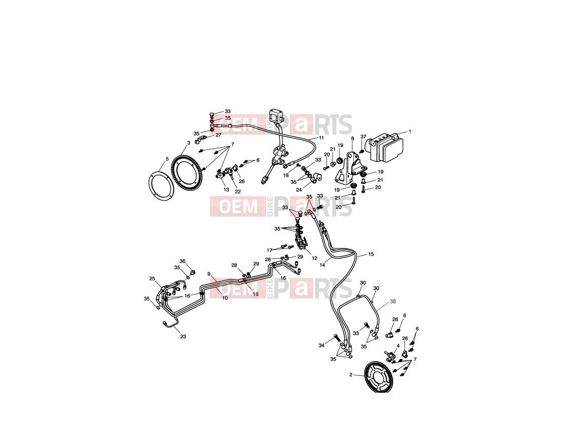 Triumph 2011 SPRINT GT ABS Components