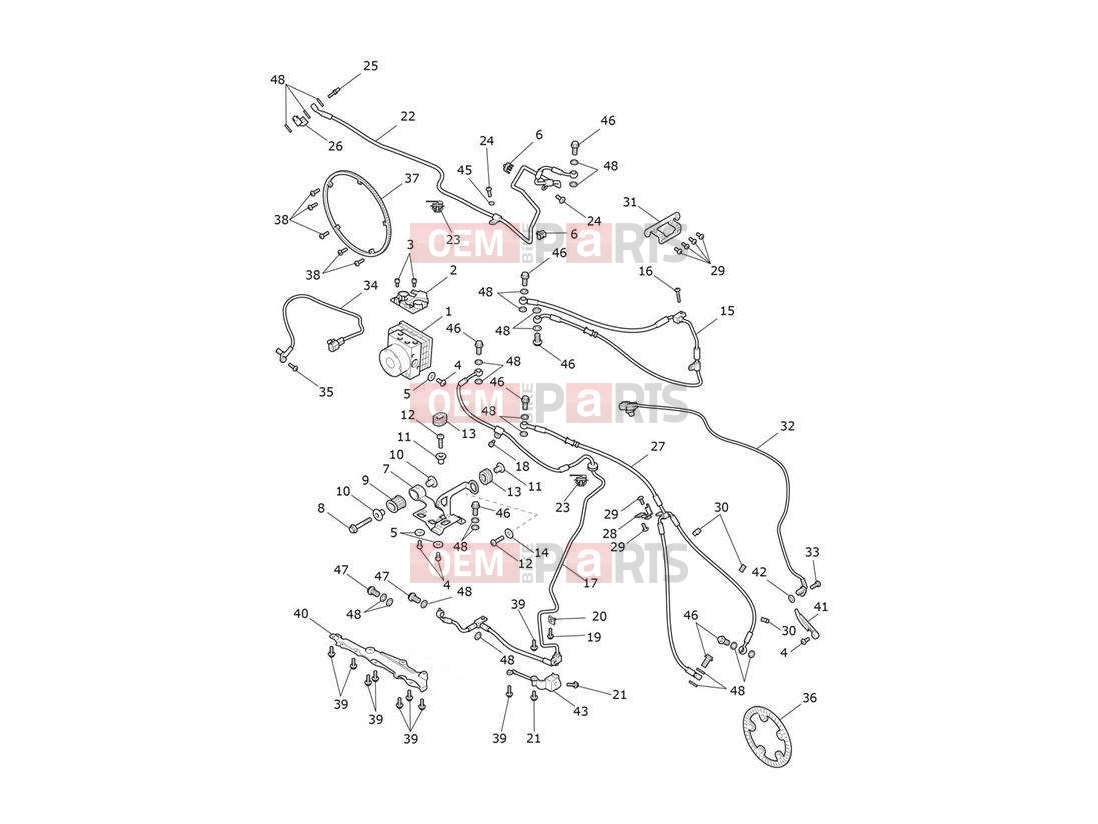 Triumph 2020 ROCKET 3 R ABS Components