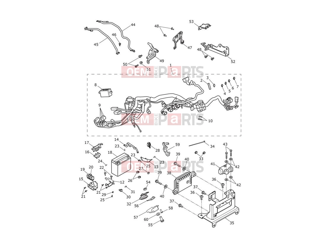 Triumph 2014 THUNDERBIRD COMMANDER Electrical Equipment
