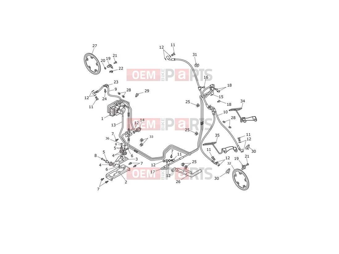 Triumph 2014 THUNDERBIRD COMMANDER ABS Components