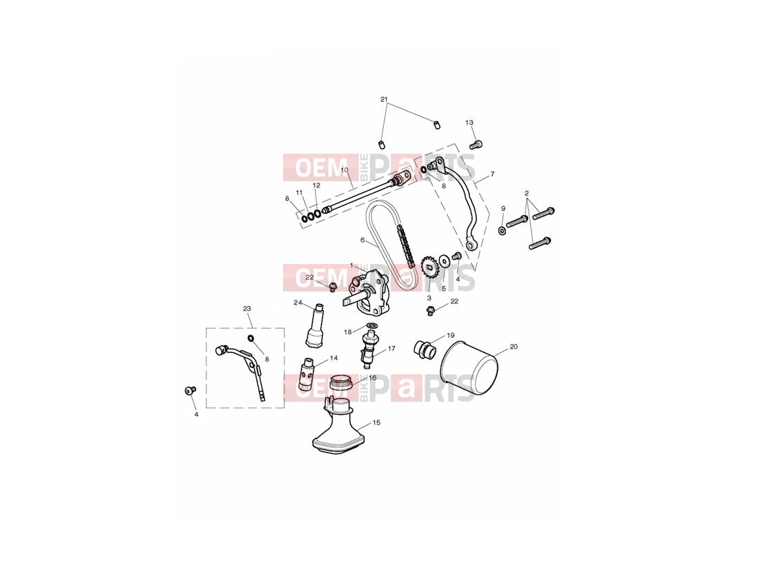 Triumph 2014 THUNDERBIRD STORM Lubrication System