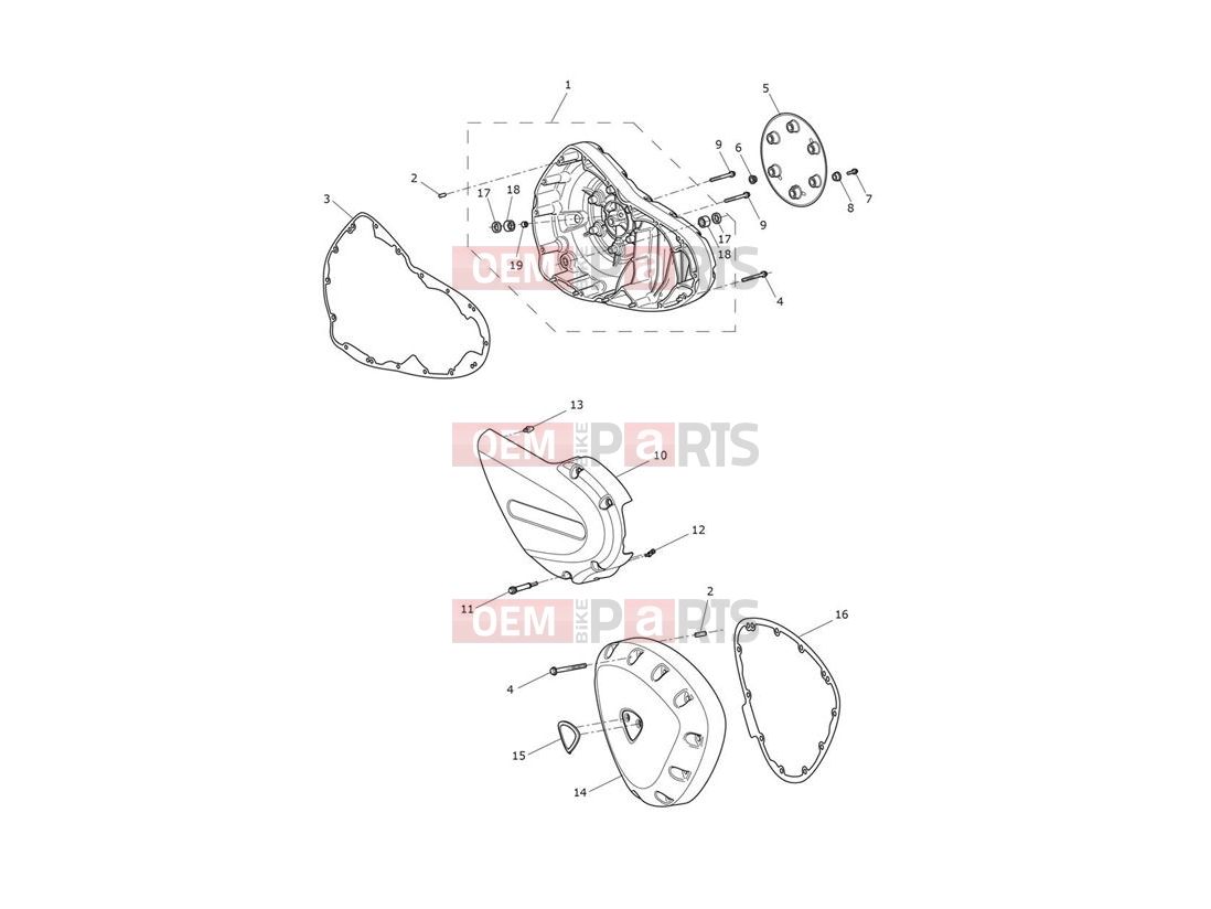 Triumph 2011 THUNDERBIRD STORM Engine Covers