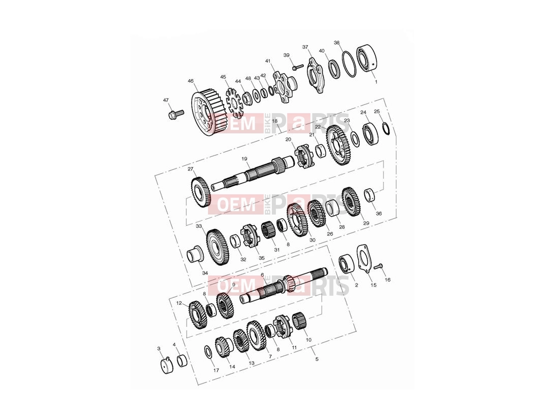 Triumph 2012 THUNDERBIRD STORM Transmission