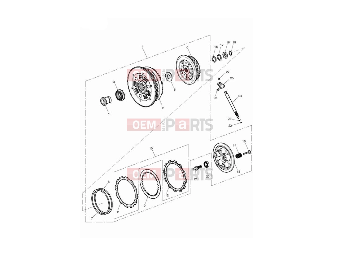 Triumph 2012 THUNDERBIRD STORM Clutch