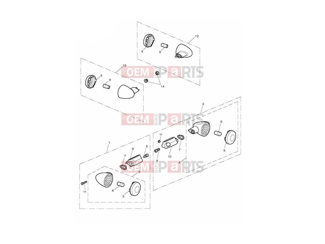 Triumph 2012 THUNDERBIRD STORM Indicators