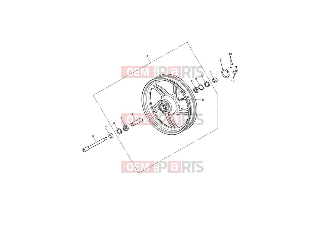 Triumph 2013 THUNDERBIRD STORM Front Wheel