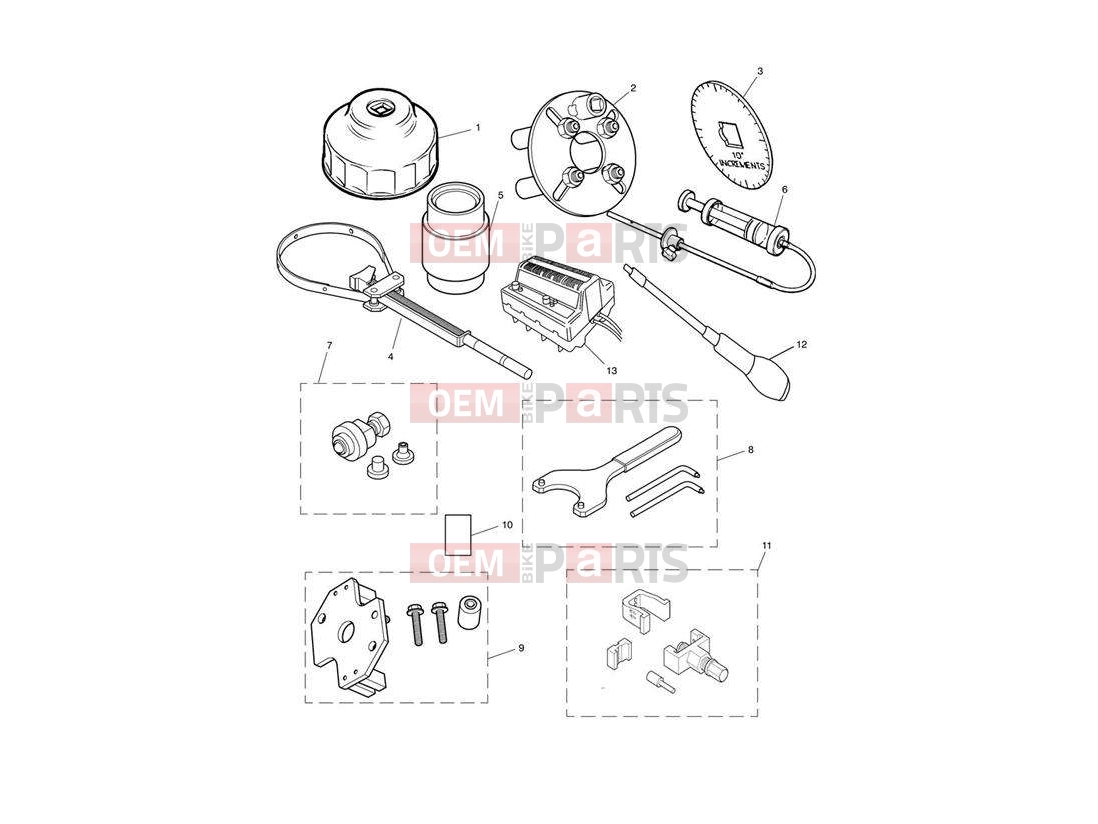 Triumph 2003 SPEEDMASTER CARBS Service Tools