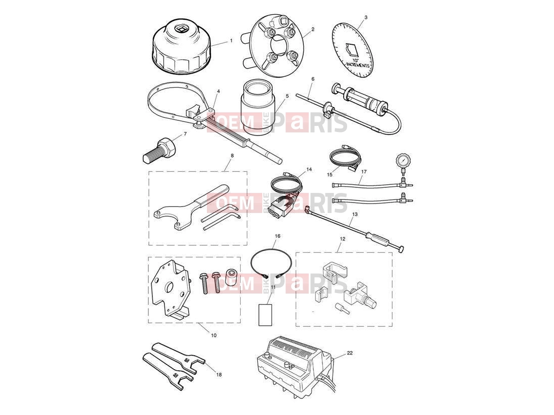 Triumph 2010 SPEEDMASTER EFI Service Tools