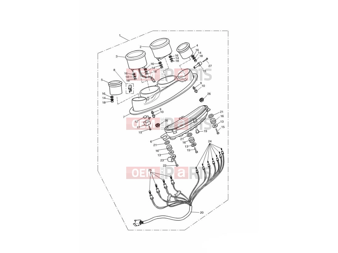 Triumph 2000 TROPHY 29156 > Instruments