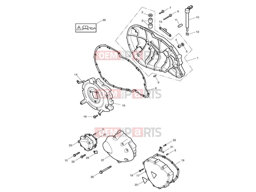 Triumph 2007 SCRAMBLER EFI Engine Covers