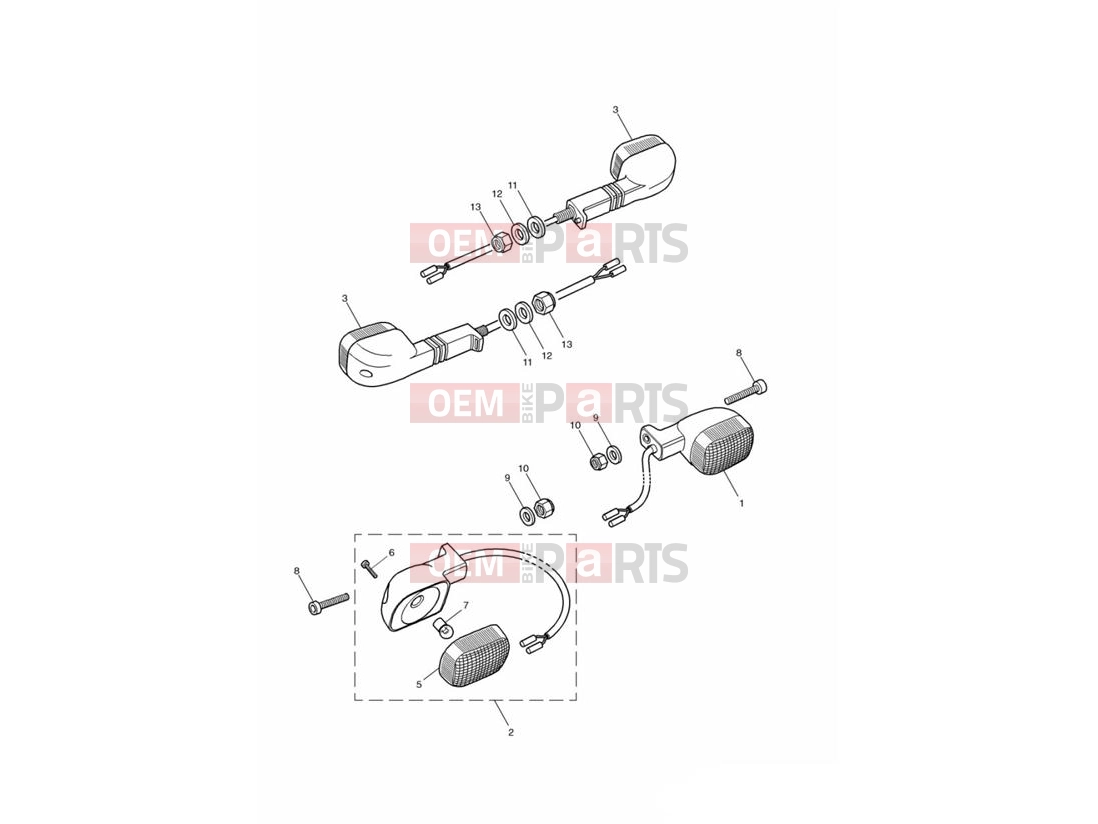 Triumph 2001 TT600 Indicators