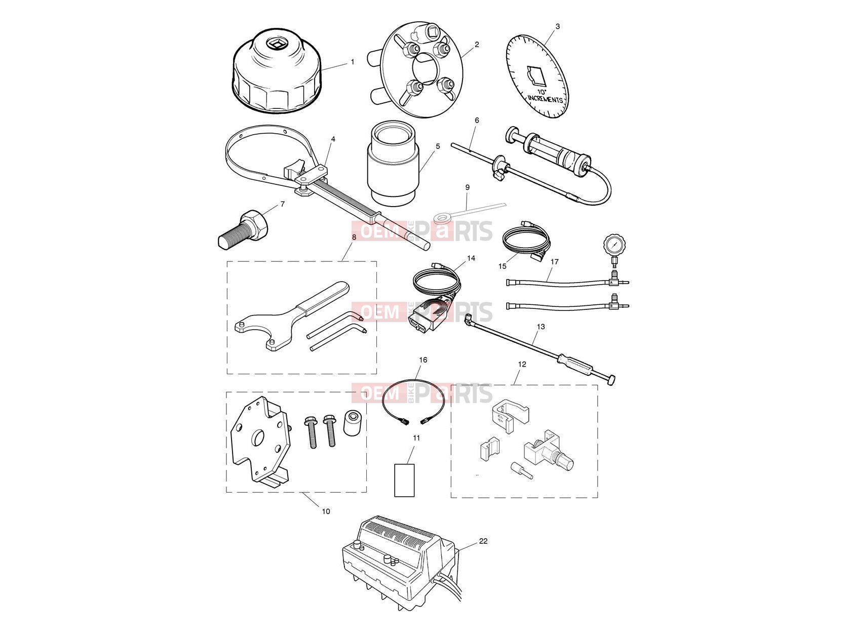 Triumph 2011 THRUXTON 900 EFI Service Tools
