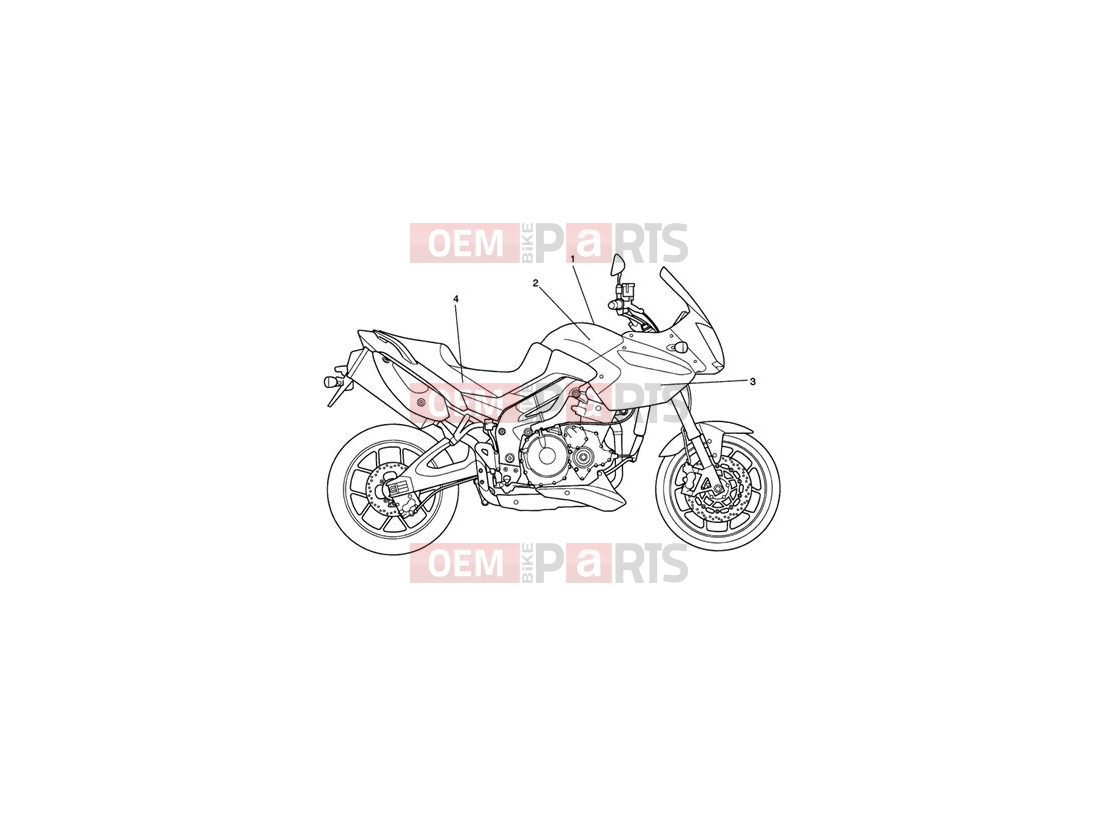 Decals - Triumph Tiger 1050 2010