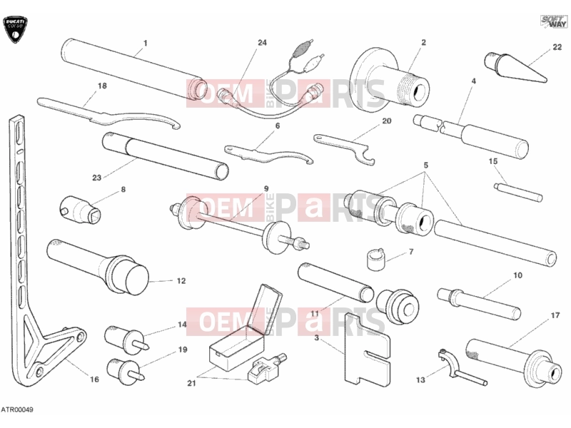 DUCATI 2003 Superbike 998 RS WORKSHOP SERVICE TOOLS, FRAME » FRAME