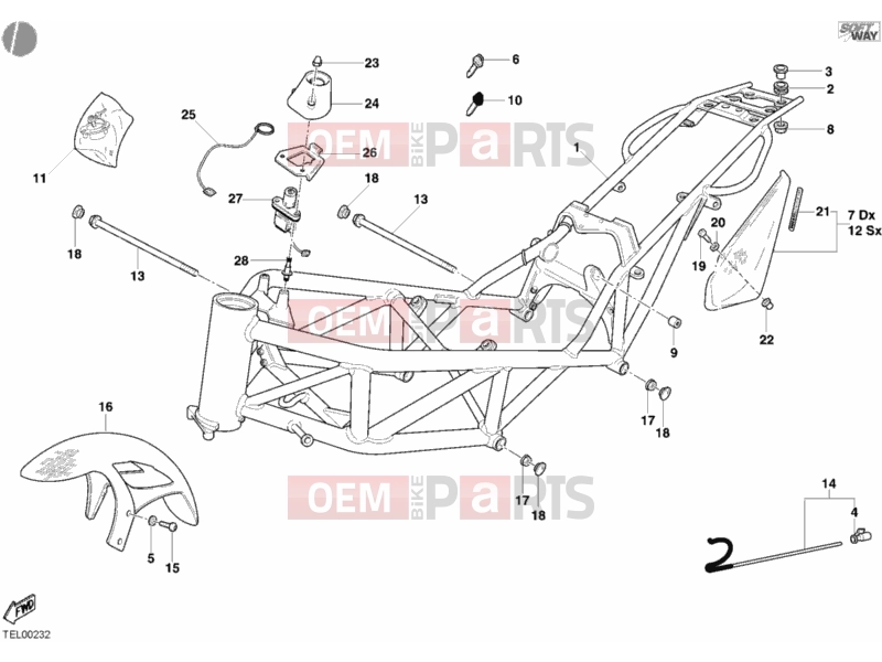 DUCATI 2003 Monster S4R FRAME » FRAME