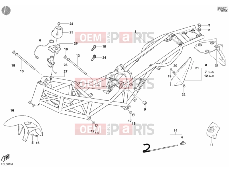 DUCATI 2002 Monster 620 FRAME » FRAME