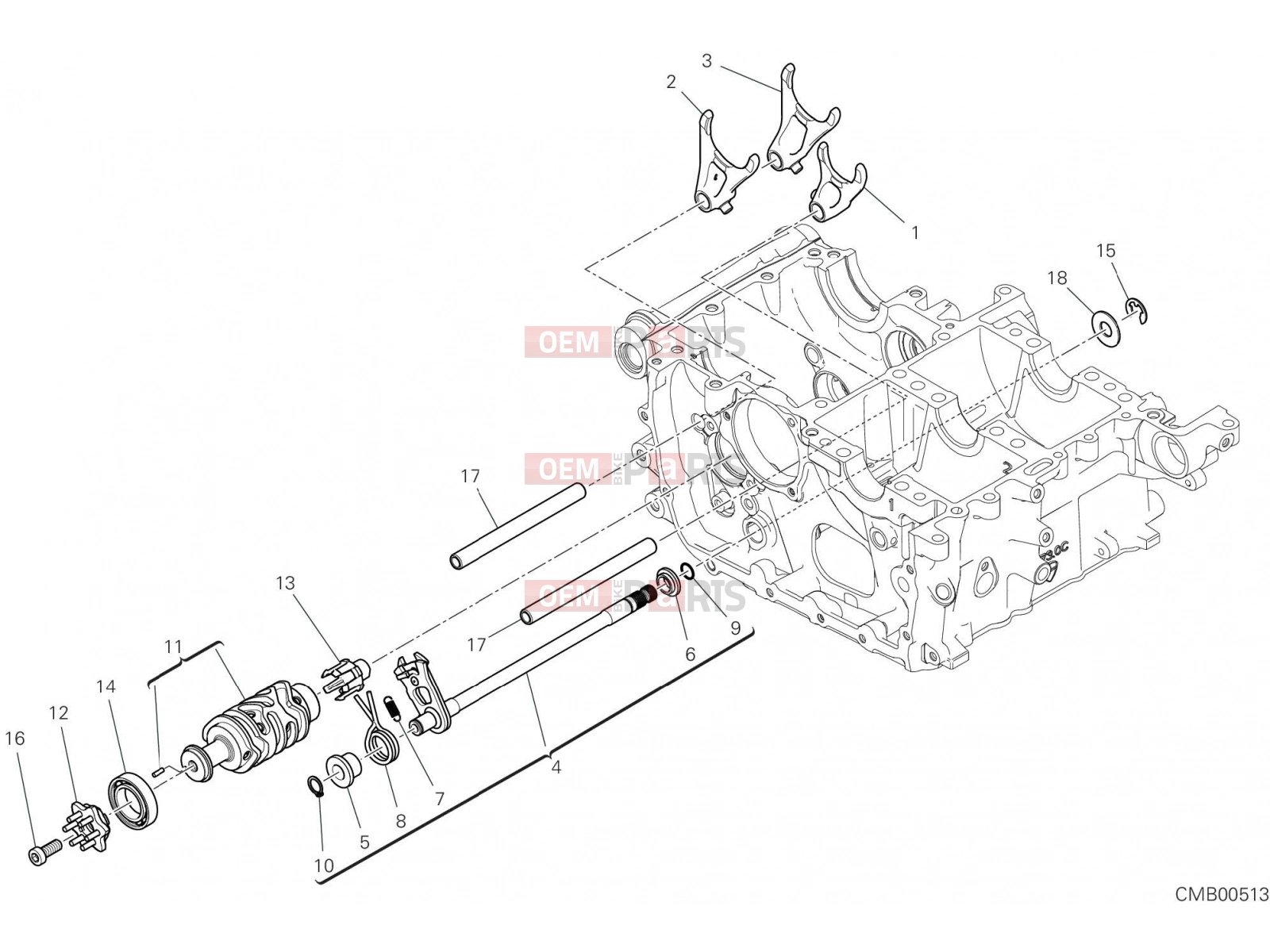DUCATI 2023 Multistrada V4 S SHIFT CAM - FORK