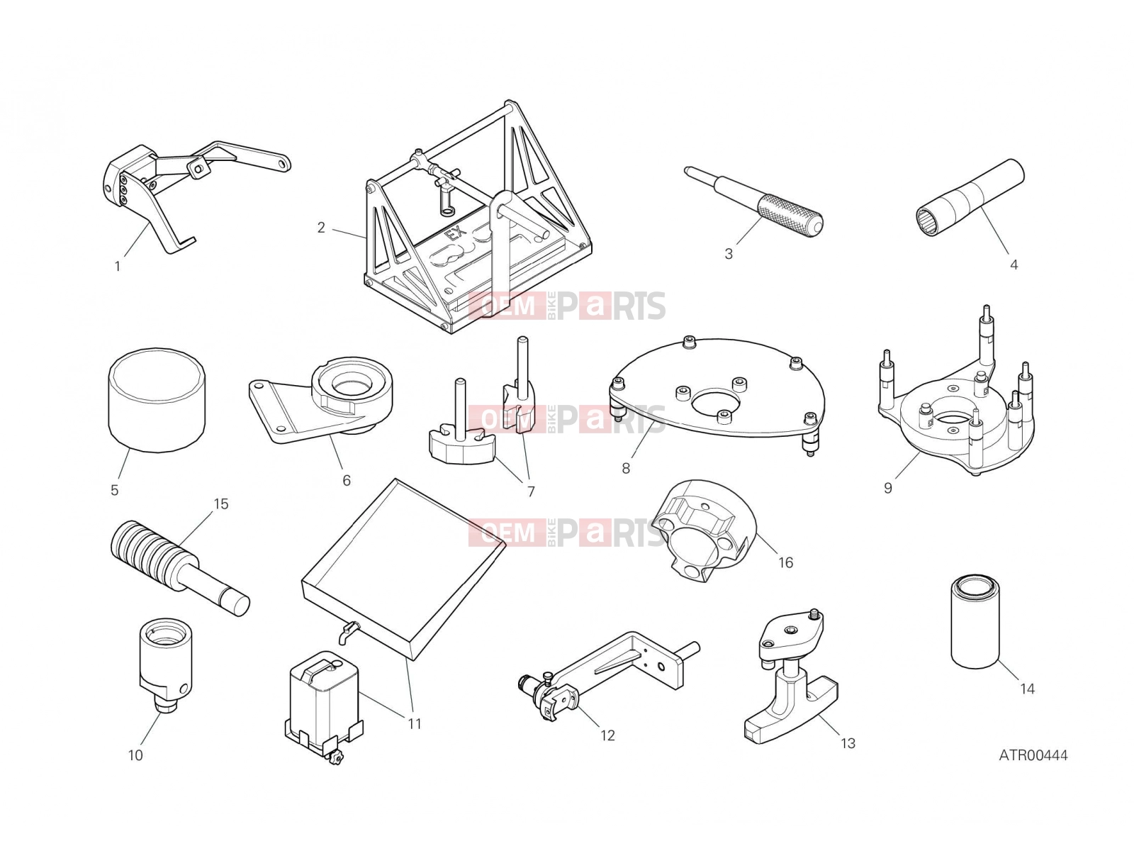 DUCATI 2023 Multistrada V4 WORKSHOP SERVICE TOOLS