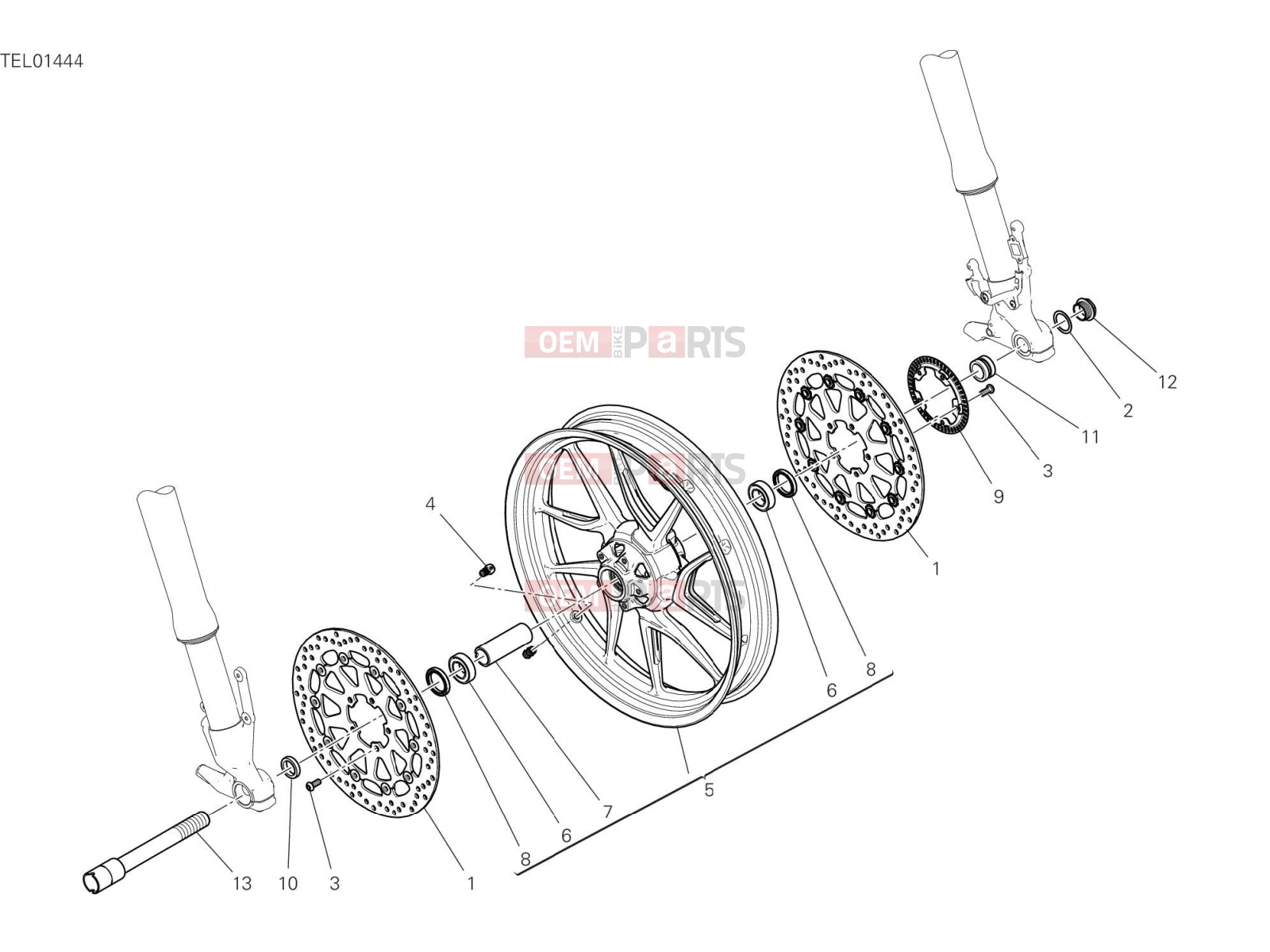 DUCATI 2023 Multistrada V4 FRONT WHEEL