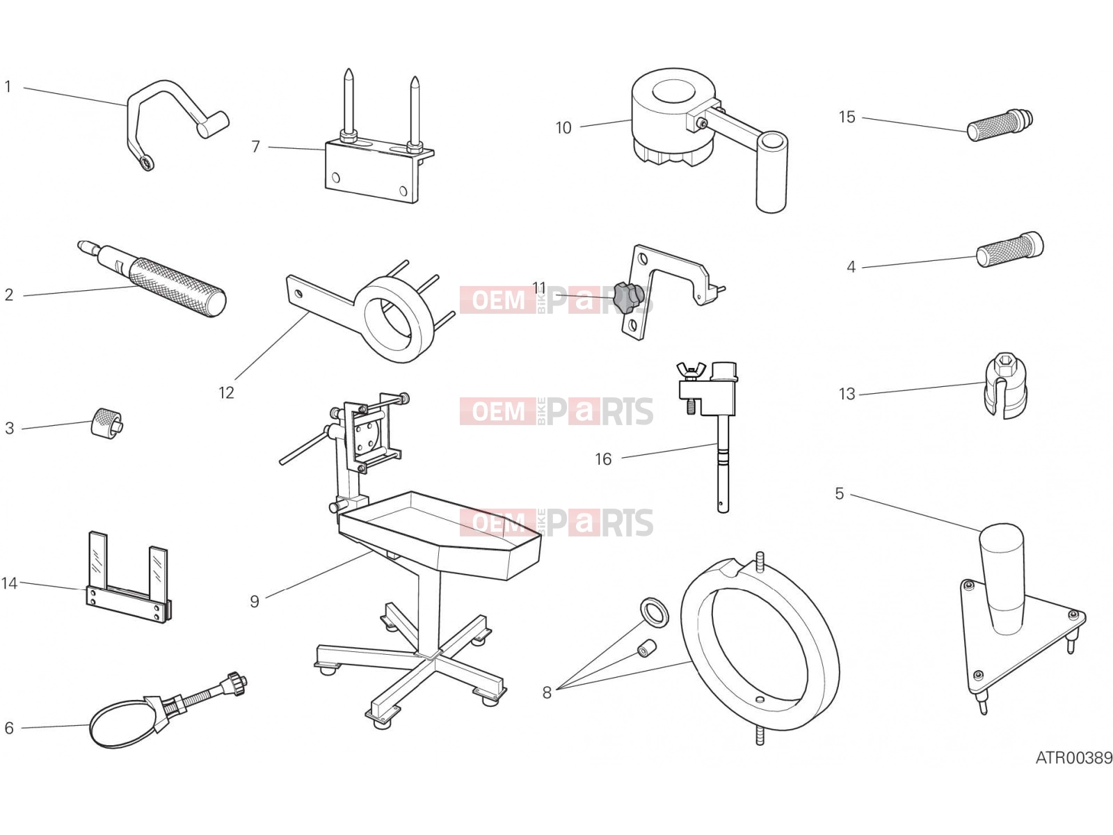 DUCATI 2020 Multistrada 1260 S WORKSHOP SERVICE TOOLS [MOD:MS1260S]