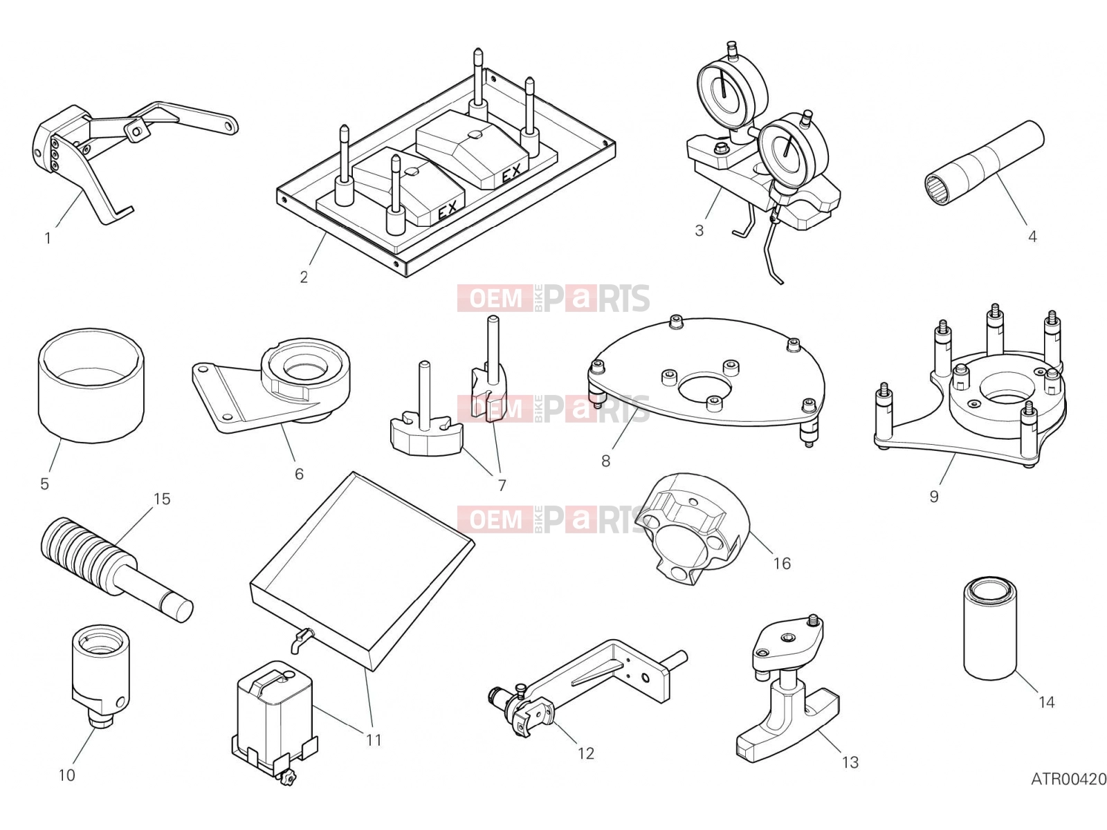 DUCATI 2021 Panigale V4 S WORKSHOP SERVICE TOOLS (ENGINE) [MOD:PANV4 S]