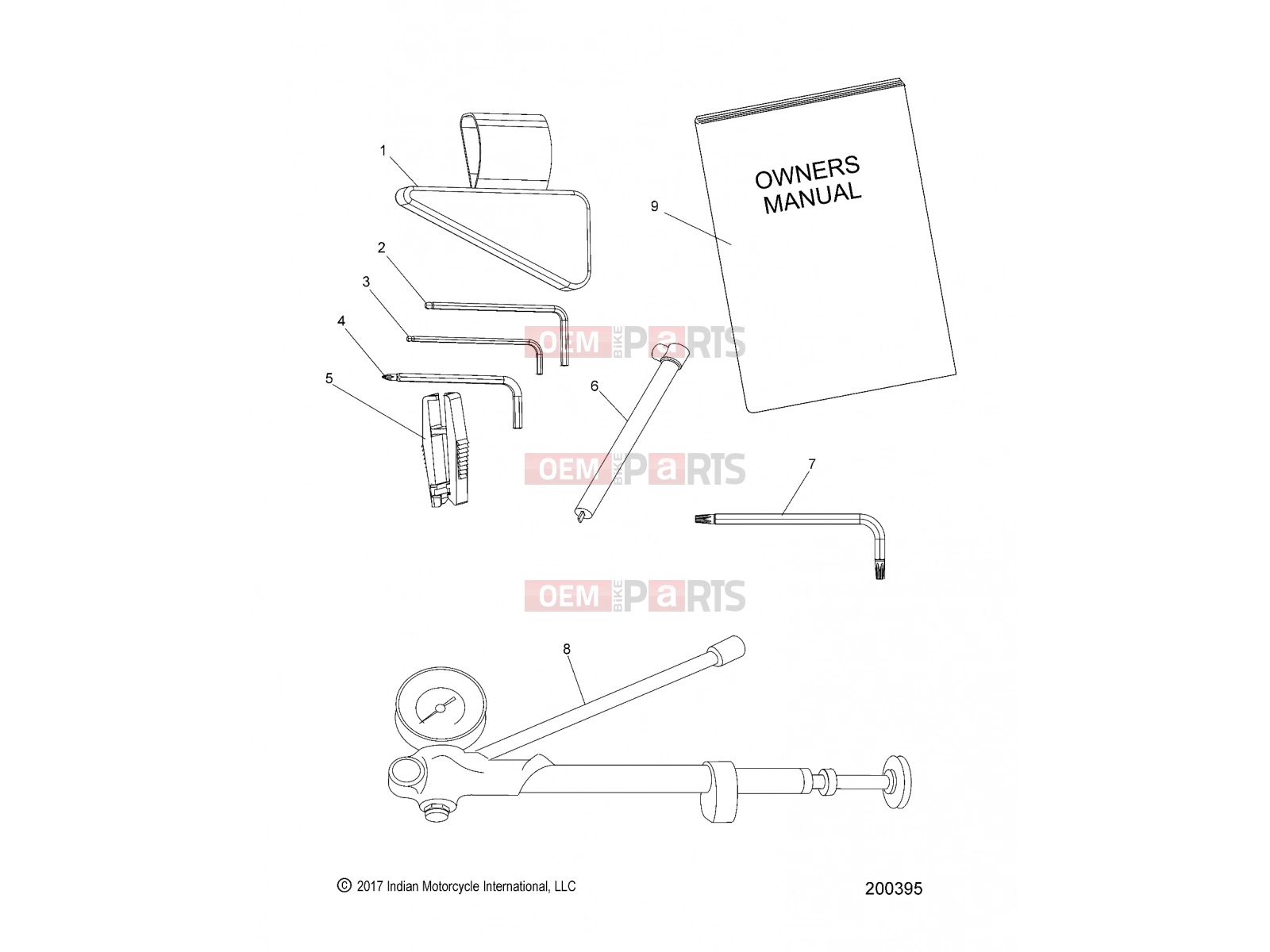 INDIAN 2022 SPRINGFIELD 111 (R01) (N22THAAA) REFERENCE » REFERENCE, MANUALS & TOOL KIT - ALL OPTIONS (200395)