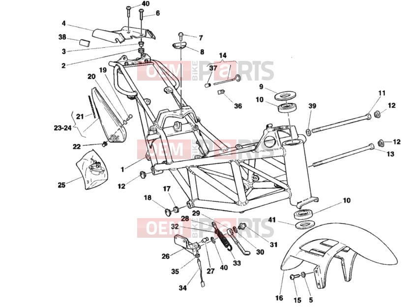 DUCATI 2002 Monster 900 S FRAME » FRAME