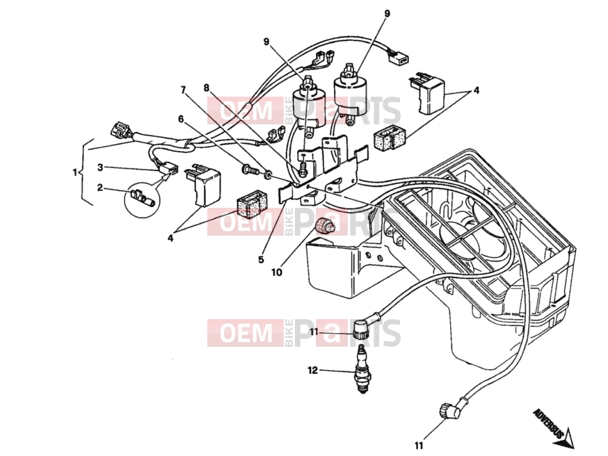 DUCATI 2001 Monster 400 IGNITION COIL » IGNITION SYSTEM