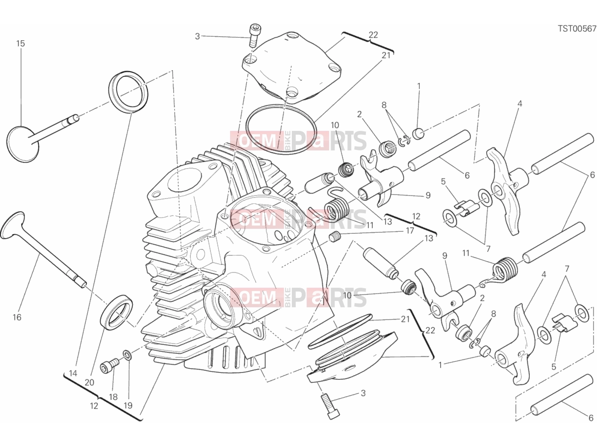 DUCATI 2016 Scrambler Sixty2 HORIZONTAL HEAD
