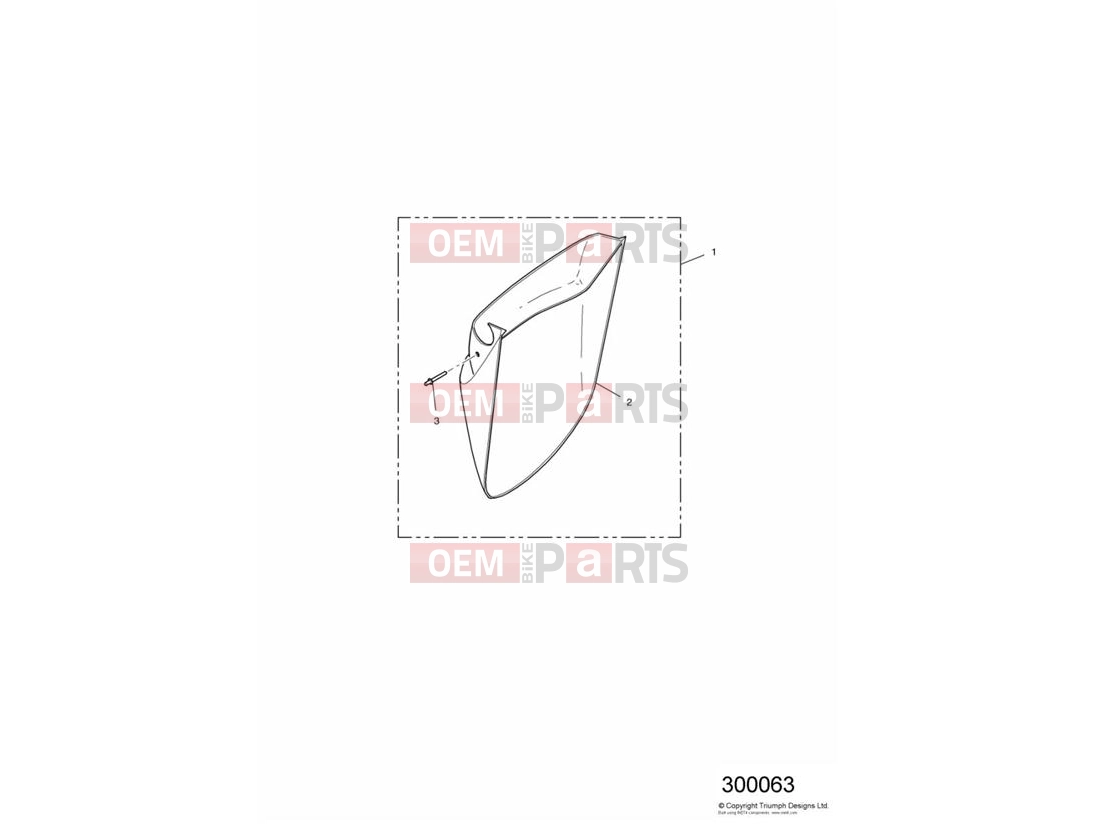 Triumph 1995 THUNDERBIRD Front Mudguard Extension