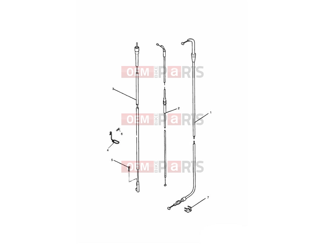 Triumph 1995 THUNDERBIRD Control Cables