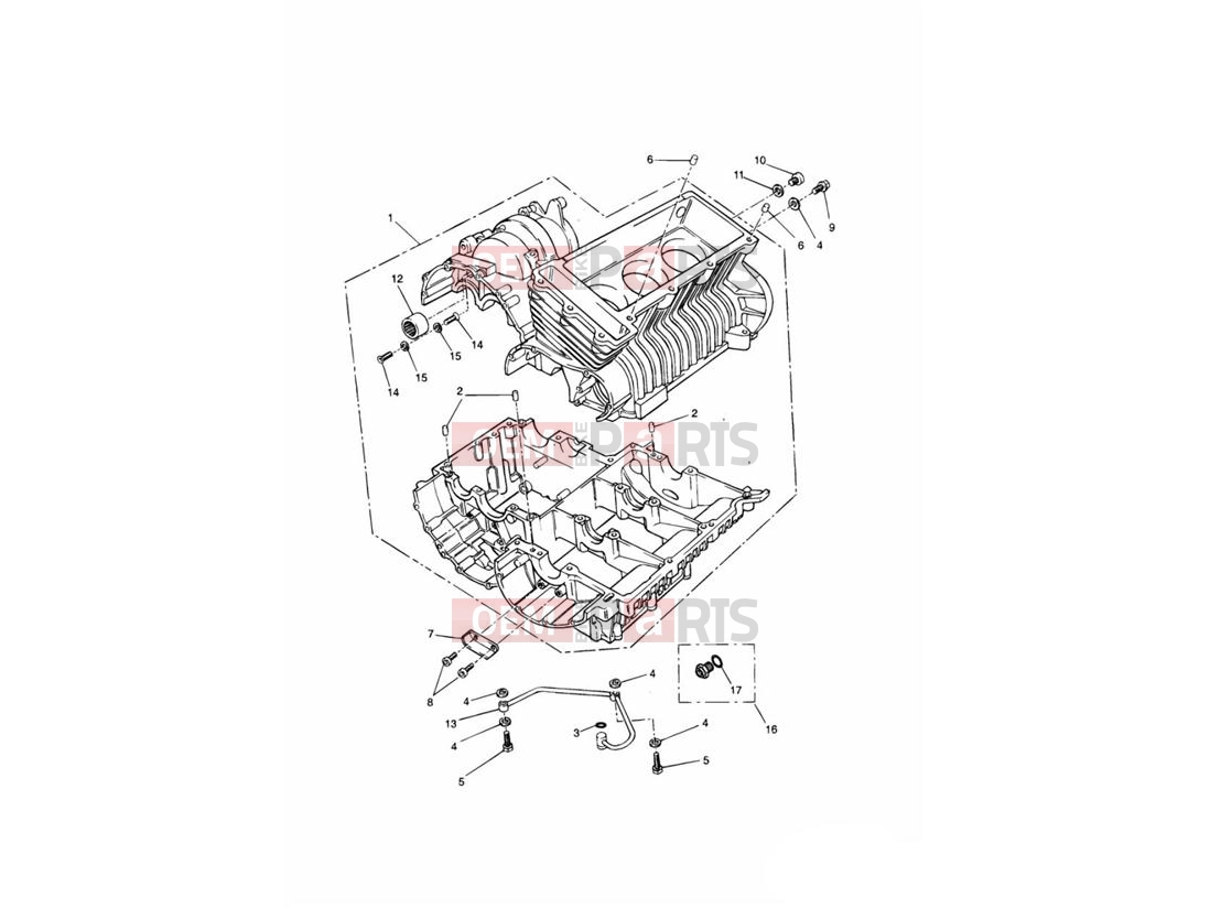 Triumph 1995 THUNDERBIRD Crankcase
