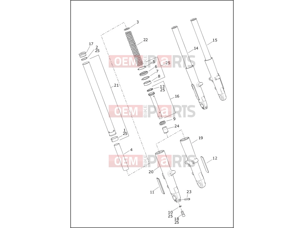 Harley-Davidson 2023 TRIKE TRIKE FREEWHEELER  - FLRT FORK, FRONT