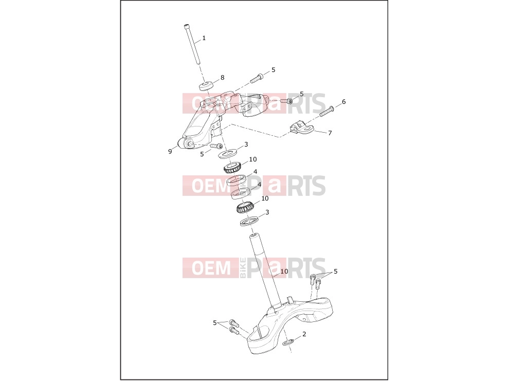 Harley-Davidson 2021 EV EV LIVEWIRE ONE  - LW1 FORK BRACKETS, FRONT