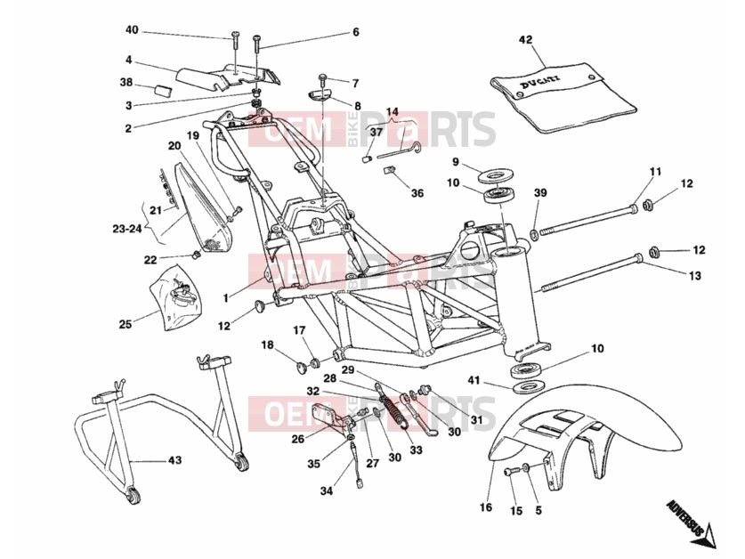 DUCATI 2001 Monster 900 FRAME » FRAME