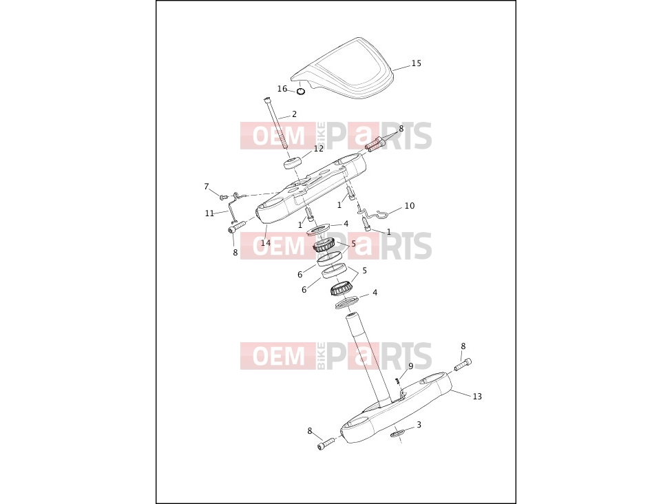 Harley-Davidson 2018 SOFTAIL SOFTAIL SLIM  - FLSL FORK BRACKETS, FRONT - FXLR