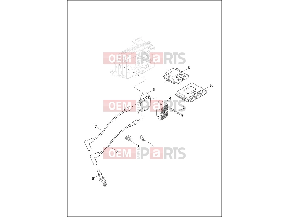 Harley-Davidson 2016 DYNA DYNA SWITCHBACK  - FLD ELECTRONIC CONTROL MODULE (ECM) AND COIL